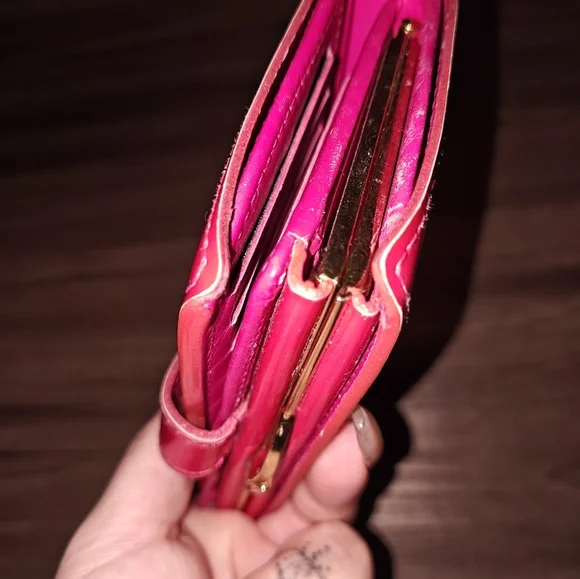 Louis Vuitton Vernis French Purse Wallet Rose Pop - Picture 10 of 12